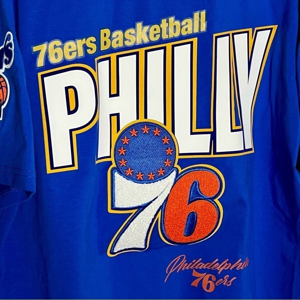 NWT Pro Standard Philadelphia 76ers Philly 76 Premium NBA Tee Shirt Size Large - Picture 3 of 6
